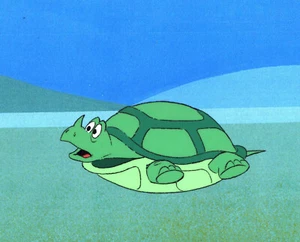 HANNA BARBERA ORIGINAL PERSONAJE TORTUGA PINTADO A MANO PRODUCCIÓN ANIMACIÓN CEL - Imagen 1 de 4