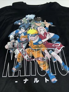 Naruto T Shirt Size 3XL Short Sleeve Graphic Print Anime Tee - Picture 1 of 5