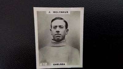 GODFREY PHILLIPS, PINNACE FOOTBALLERS."PHOTO"NO 672,  J. MOLYNEUX,  CHELSEA. - Image 1 of 2