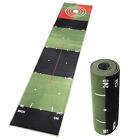 Tapis d'aide à l'entraînement 3M Golf Putting Green, pratique de putt intérieur portable 10 pieds x 2 pieds