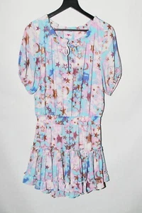 Buddy Love Ray Elastic Waist Mini Dress Cloud 9 size M - Picture 1 of 7
