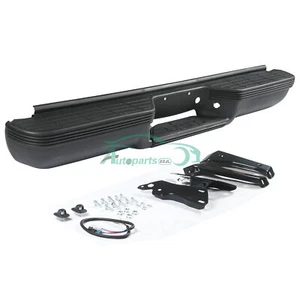 OE Replacement Rear Step Bumper For 88-00 Chevy GMC C/K 1500 2500 Steel Black - Picture 1 of 18