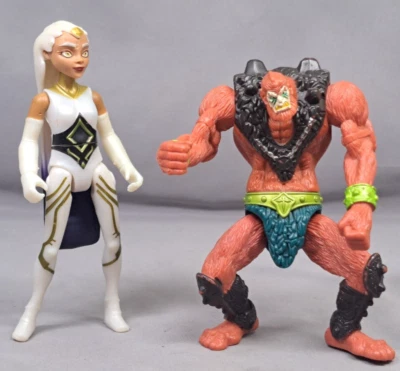 Figura 2003 He-Man MOTU Masters of the Universe BEAST MAN + HECHICERA Foto 1 de 4