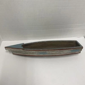 Canoe Home Decor Piece Weathered Finish - Picture 1 of 16