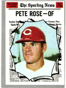 1970 TOPPS # 458 - PETE ROSE - ALL STAR -CINCINNATI REDS - EX - Picture 1 of 2