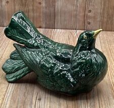 Vintage Ceramic Green Dove