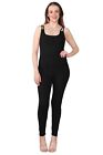 Womens Ribbed Cami Jumpsuit Double Strap OnePiece Ladies Skinny Unitrad Playsuit