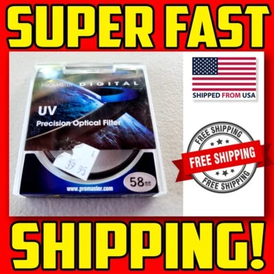 📷📷📷 NEW PROMASTER Digital 58 mm P1D UV Screw In Precision Optical Filter - Image 1 of 4