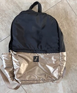 Rose Gold Black Backpack Multi Use Backpack GUC - Picture 1 of 4