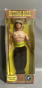SITTING BULL 8 INCH ACTION FIGURE WESTERN HEROES-FIGURES TOY COMPANY (read desc: - Picture 1 of 11