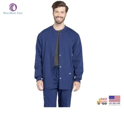 Workwear WW360 NAV Navy Men Warm-up Jacket Free Shipping Small Size - Image 1 of 4