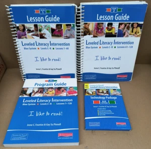 Fountas & Pinnell LLI Blue Teachers Lesson & Program Guides C-N Grade 2 - Picture 1 of 5