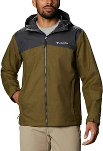 New Columbia Men's 3X Ridge Gates Jacket OLIVE GREEN DENIM GREY RM0081 327 $130 - Picture 1 of 6