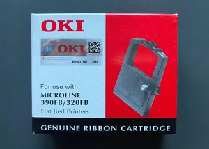 Original Oki Farbbandkassette - FLACHBETT / MICROLINE 390FB 320FB (INKL. MWST) VERPACKT - Bild 1 von 1