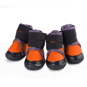 4 piezas Zapatos para Perro Botas Antideslizantes Pequeñas Medianas Grandes Protector de Pata Tira Reflectante - Imagen 1 de 14