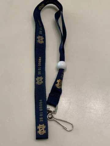 Proud to be ND Notre Dame Fighting Irish Lanyard Neck Tag-for ID keys or ticket Cover