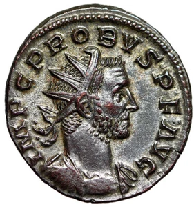 Probus versilberter Antoninianus "Felicitas, Caduceus" sehr fein - Bild 1 von 5