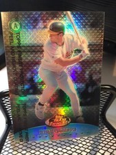 1999 Team Finest Blue NNO PROOF Refractor Ben Grieve Oakland A's #TF20