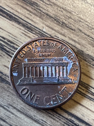 1992 Lincoln Penny Error Close AM American Coin Error Cover