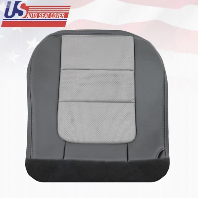 2001 Ford F250 Platinum Edition Driver Bottom All New Seat Cover in 2-Tone Gray - Image 1 of 4