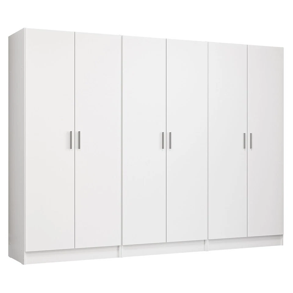 Madesa 6 Doors Storage Cabinet with Ample Shelves Space 94 Inch Utility Armoire - Image 1 of 1