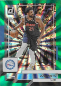 JOEL EMBIID 2022-23 PANINI DONRUSS GREEN LASER PARALLEL INSERT SP 76ERS - Picture 1 of 1