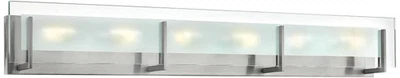 Hinkley Latitude 37 1/2" Wide Modern Brushed Nickel Bath Light