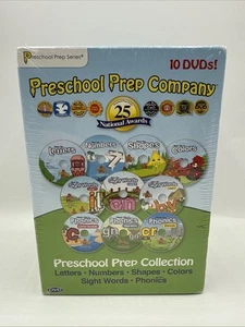 Preschool Prep Collection Letters Numbers Shapes Colors Sight Words 10 DVD New - Picture 1 of 4