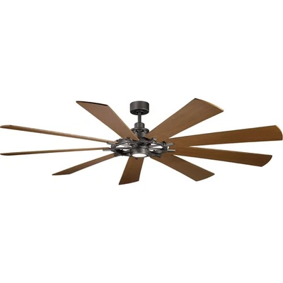 Ventilador de techo interior Kichler Lighting 300285AVI Gentry XL hierro yunque Foto 1 de 4