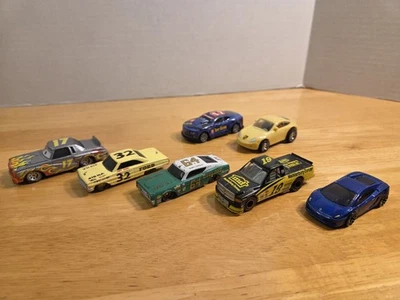 Mix LOT of 7 Cars/Truck Mattel Racing Champions Disney Darda Motor Pull Back - Image 1 of 4