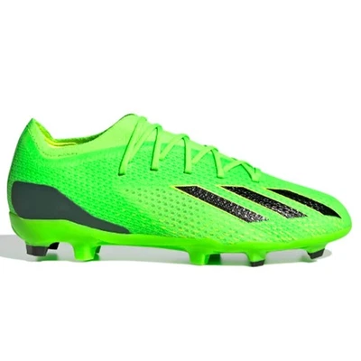 Sz 4.5 Big Kid  adidas X Speedportal.1 FG Soccer Shoes Junior - Solar Green (S.. - Image 1 of 4