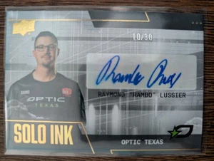 Rambo Raymond 2022-23 Upper Deck Call Of Duty League Auto Gold 10/30 Karten  - Bild 1 von 1