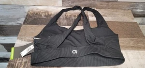 Gap GAPFit Medium Impact Crossback Sports Bra Black Zebra Stripes Size XS - Picture 1 of 5