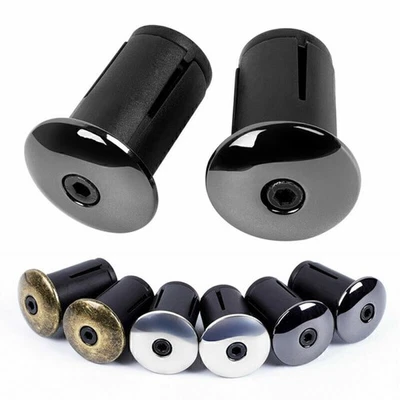 2x Fahrrad Lenkerstopfen Aluminium Lenker Endkappen Bar End Plug für MTB Rennrad - Bild 1 von 4