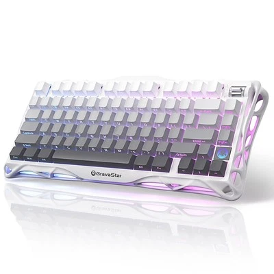 GravaStar Mercury K1 75% Wireless Mechanical Gaming Keyboard, Aluminum Alloy ... - Image 1 of 4