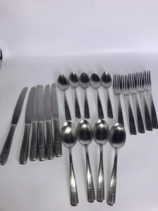 Vintage Providence Flatware Lot Stainless USA Service 4 Plus Extra 20 PCs  - Picture 1 of 9