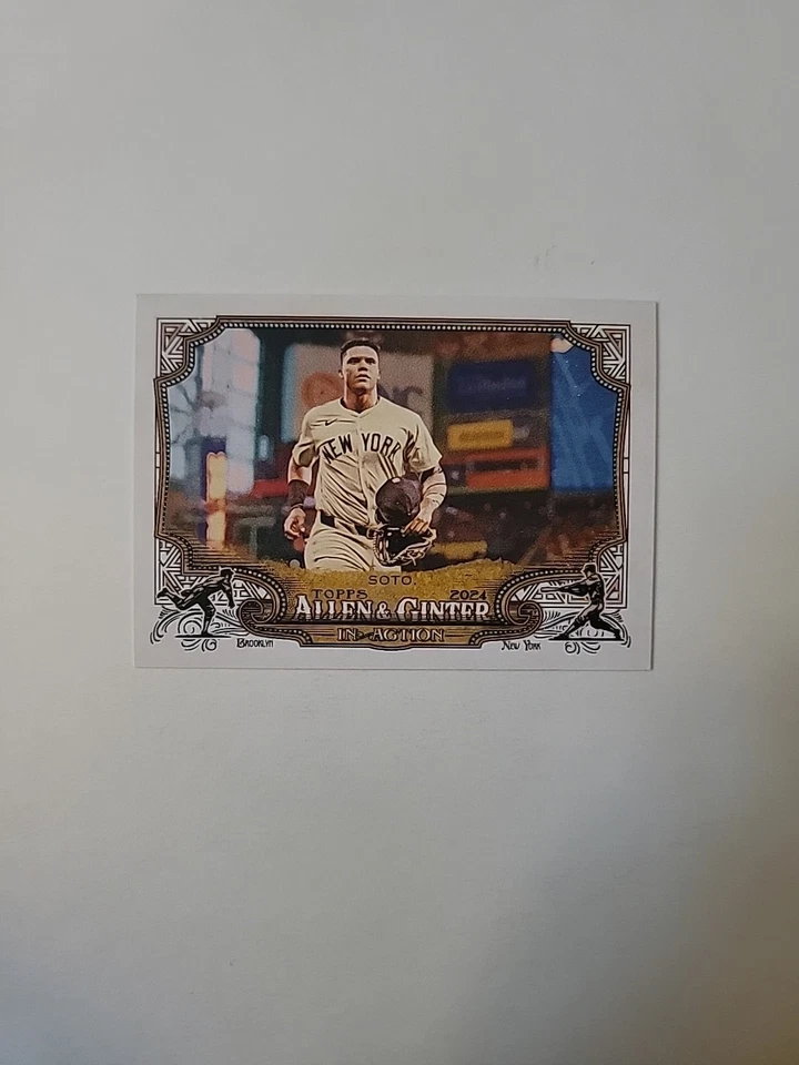2024 Allen & Ginter Baseball Juan Soto In Action Insert SD4929 - Image 1 of 2