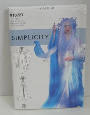 Simplicity 10727 Cloud Dragon/Chinese Martial Arts Costume Pattern Misses' 6-14 - Image 1 of 3