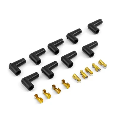 Kit de arranque y terminal universal de cable de bujía HEI de 90 grados solamente Foto 1 de 4