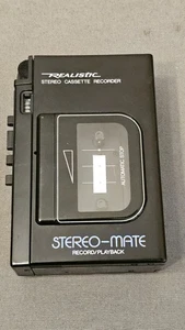 Vtg 1988 Portable Stereo Cassette Recorder SCP-29 Realistic Brand Radio Shack - Picture 1 of 7