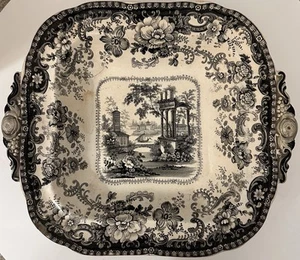 Antike englische Eisenstein J HALL & SONS Transfergeschirr Geschirr Schale - Bild 1 von 6