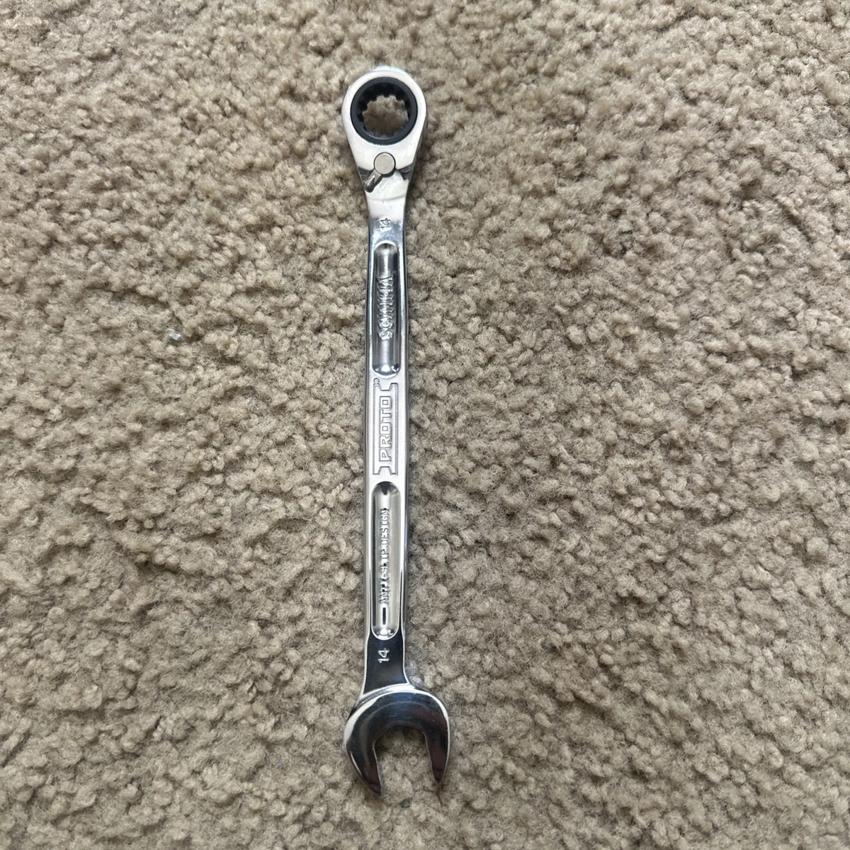 Proto Ratchet Stanley Proto JSBV1214 Double Box Racheting Spline