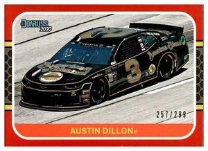 2020 Donruss Racing NASCAR Red Retro 1987 #191 Austin Dillon #257/299 - Bild 1 von 2