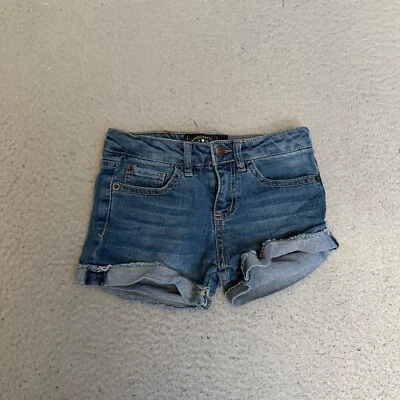 Lucky Brand Denim Shorts Girls Size 6x Blue Riley - Image 1 of 4