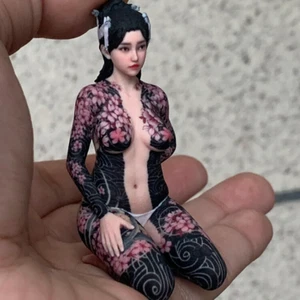 1/12 1/16 1/18 Sakura Tattoo Sexy Girl Miniature Model Car Stereoscopic Toy Gift - Picture 1 of 13
