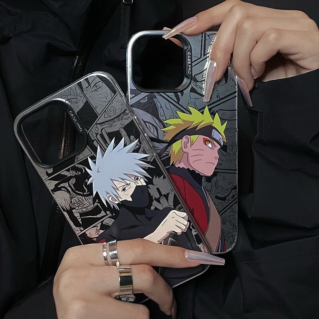 Capa para iPhone 8 7, desenho animado anime japonês Naruto Dor