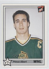 1990-91 7th Inning Sketch WHL Checklist Prince Albert Raiders #348