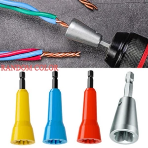 Wire Stripping&Twisting Tool Electrical Drill Wire Stripper Cable Nut Twister  - Picture 1 of 15