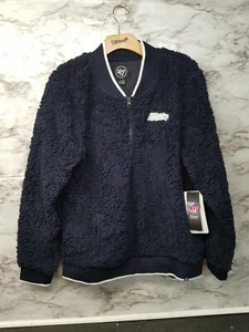 '47 Brand NFL Womens Seattle Seahawks Zip Up Fleece Jacket NWT $70 Large  - Picture 1 of 6