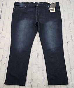 Six Lincoln New York MENS SIZE 46X32 Slim Fit Stretch Jeans Blue - Picture 1 of 13